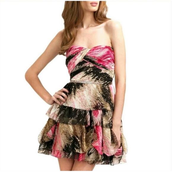 Diane Von Furstenberg Brighton Pleated Mini Dress Size 2 - Picture 1 of 9